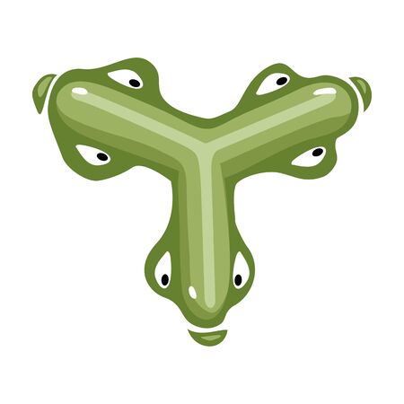 Bacteria of virus vector icon.Cartoon vector icon isolated on white background bacteria of virus .のイラスト素材