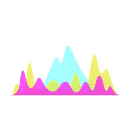 Sound of wave vector icon.Cartoon vector icon isolated on white background sound of wave .のイラスト素材