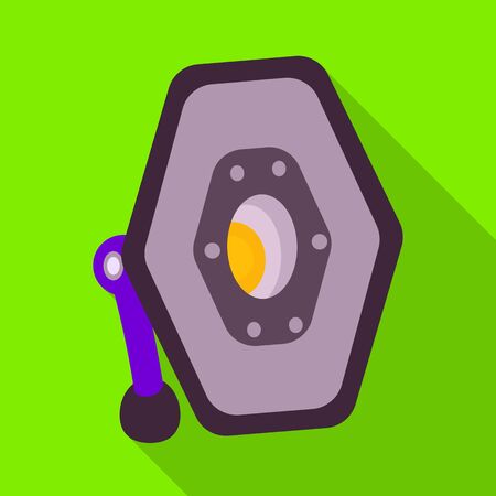 Vector illustration of projector and lamp icon. Web element of projector and photo vector icon for stock.のイラスト素材
