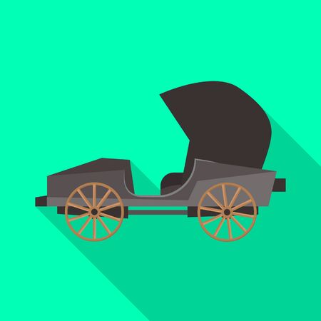 Vector design of car and old symbol. Web element of car and automobile vector icon for stock.のイラスト素材