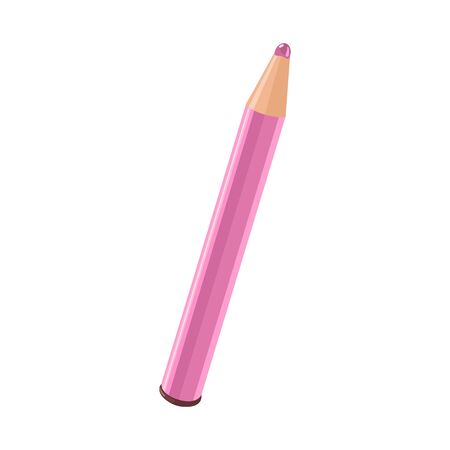 Vector design of eyeliner and pencil logo. Graphic of eyeliner and contour stock symbol for web.のイラスト素材
