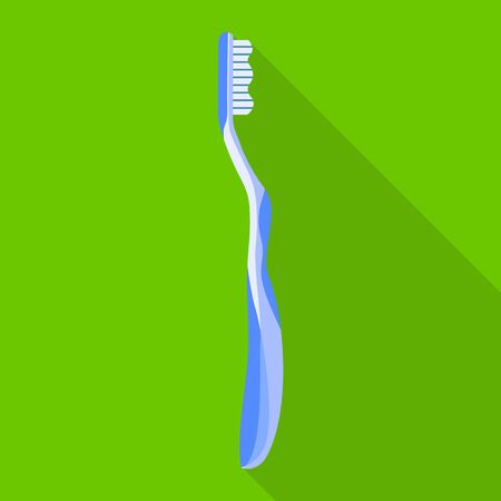 Tooth brush vector icon.Flat vector icon isolated on white background tooth brush .のイラスト素材