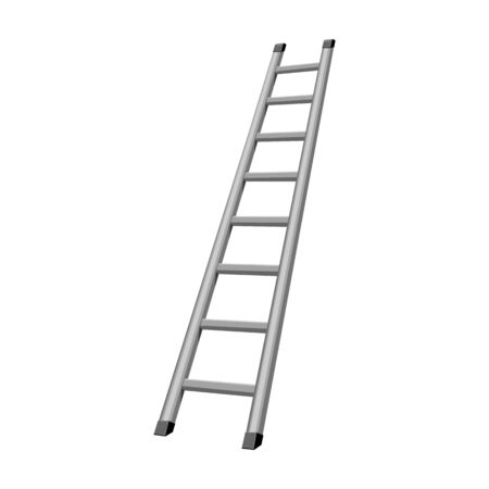 Ladder vector icon.Cartoon vector icon isolated on white background ladder.のイラスト素材