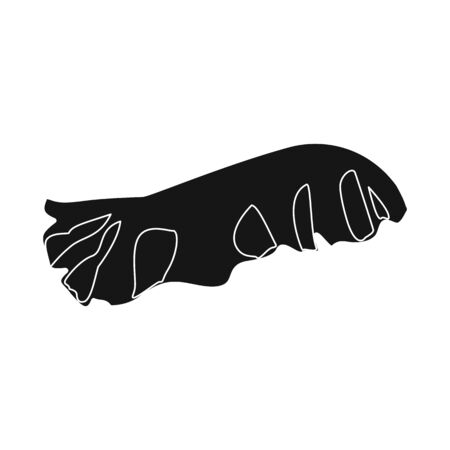 Vector illustration of lettuce and leaf sign. Web element of lettuce and diet stock vector illustration.のイラスト素材