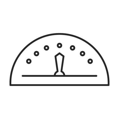 Arrow of elevator vector icon.Outline vector icon isolated on white background arrow of elevator .のイラスト素材