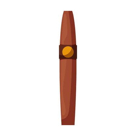 Cigar vector icon.Cartoon vector icon isolated on white background cigar .のイラスト素材