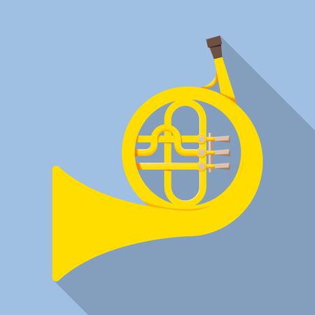 Vector design of French and horn icon. Web element of French and music vector icon for stock.のイラスト素材