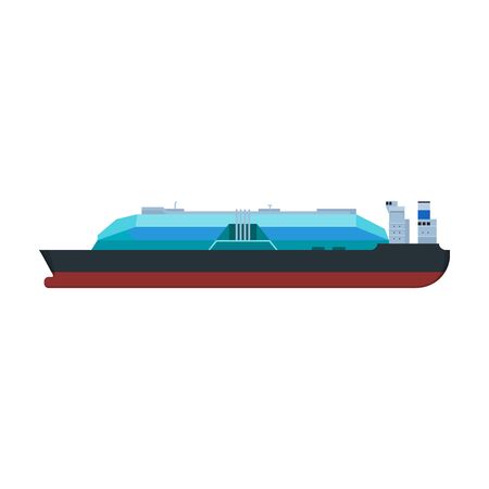 Barge vector icon.のイラスト素材
