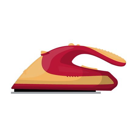 Electric iron vector icon.のイラスト素材