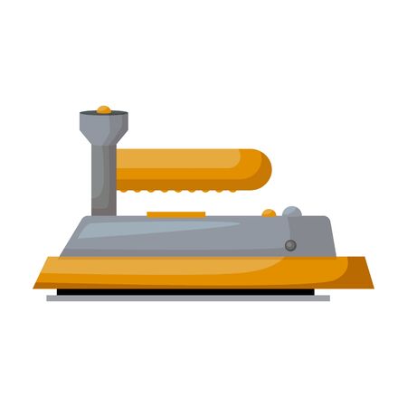 Electric iron vector icon.のイラスト素材