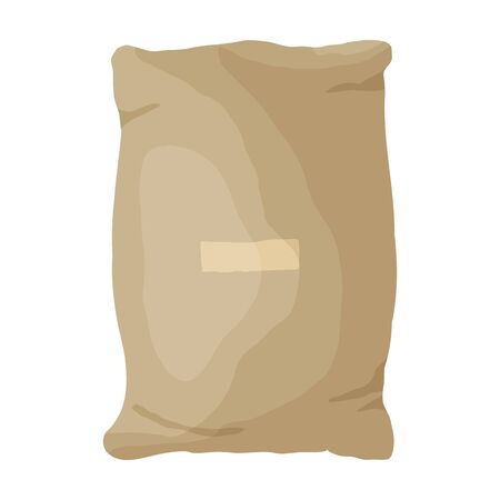 Farmer bag vector icon.のイラスト素材