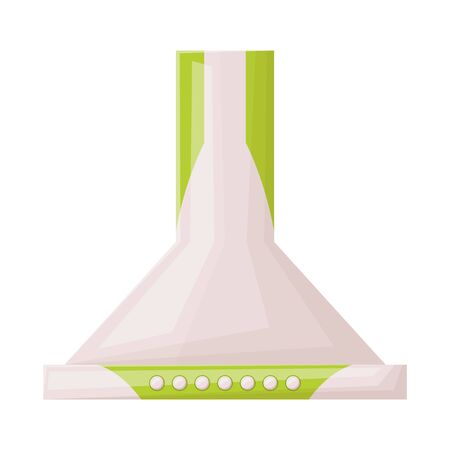 Isolated object of rangehood and hood  . Web element of rangehood and fan stock vector illustration.のイラスト素材