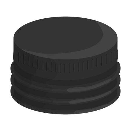 Cap bottle vector icon.Cartoon vector icon isolated on white background cap bottle.のイラスト素材