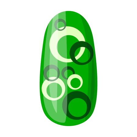 Nail of manicure vector icon.Cartoon vector icon isolated on white background nail of manicure.のイラスト素材