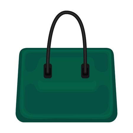 Bag vector icon.Cartoon vector icon isolated on white background bag.のイラスト素材