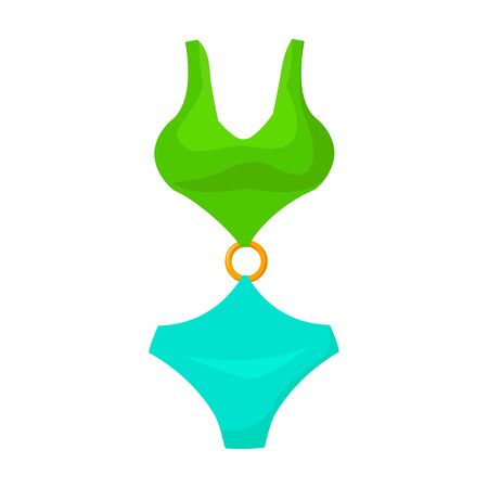 Swimsuit vector icon.Cartoon vector icon isolated on white background swimsuit.のイラスト素材