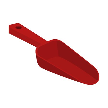 Scoop vector icon.Cartoon vector icon isolated on white background scoop.のイラスト素材
