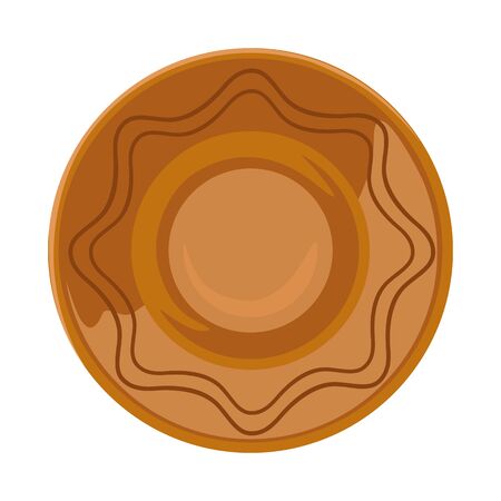 Vector design of dish and bowl symbol. Web element of dish and ceramic vector icon for stock.のイラスト素材