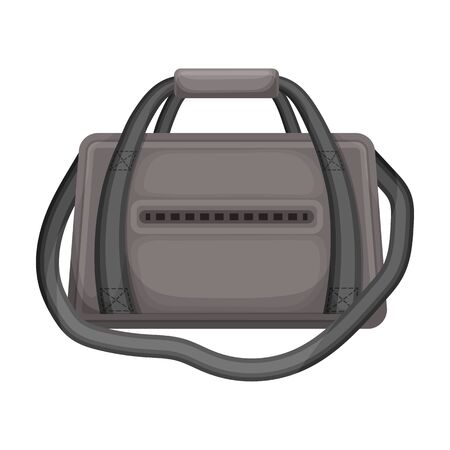 Men bag vector icon.Cartoon vector icon isolated on white background men bag.のイラスト素材