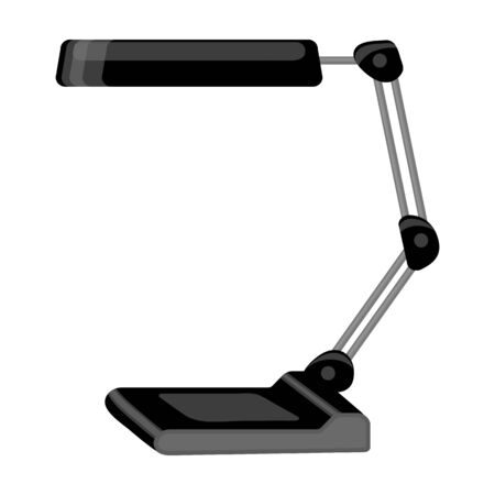 Table lamp vector icon.Cartoon vector icon isolated on white background table lamp.のイラスト素材