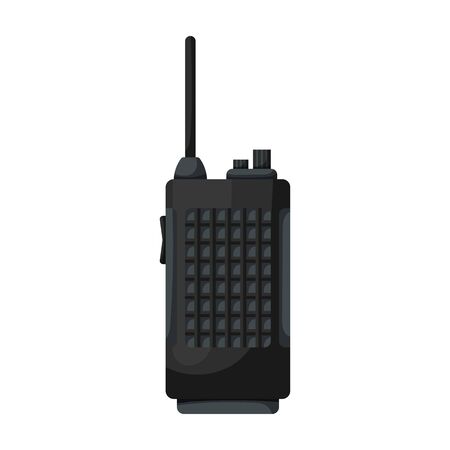 Walkie talkie vector icon.Cartoon vector icon isolated on white background walkie talkie.のイラスト素材