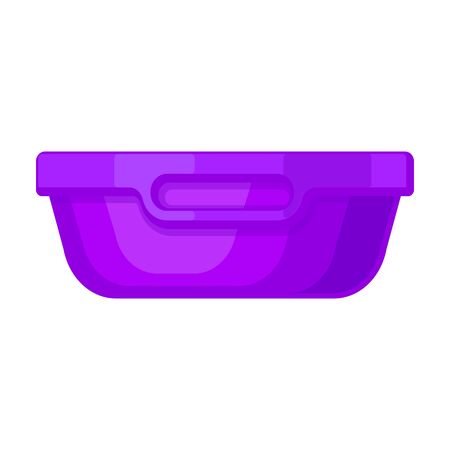 Basin vector icon.Cartoon vector icon isolated on white background basin.のイラスト素材