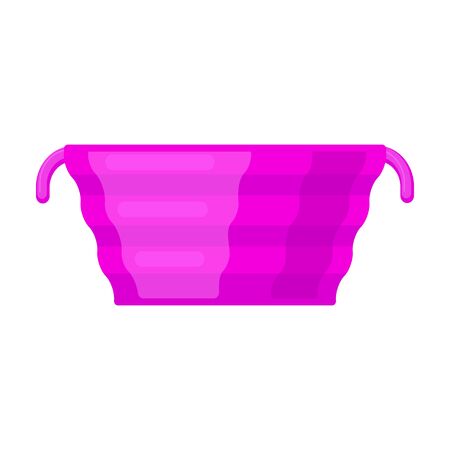 Bowl vector icon.Cartoon vector icon isolated on white background bowl.のイラスト素材
