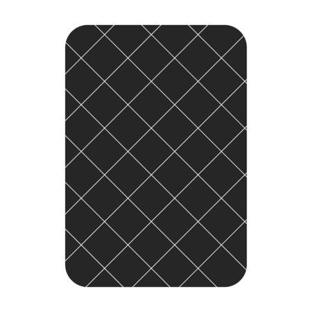 Mattress icon.Black icon isolated on white background mattress.のイラスト素材