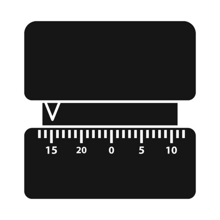 Vector design of timer and alarm. Graphic of timer and watch stock vector illustration.のイラスト素材