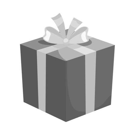 Isolated object of gift and box icon. Web element of gift and surprise stock symbol for web.のイラスト素材