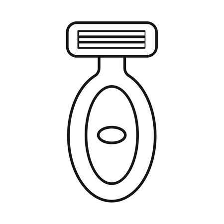 Vector illustration of razor sign. Set of razor vector icon for stock.のイラスト素材