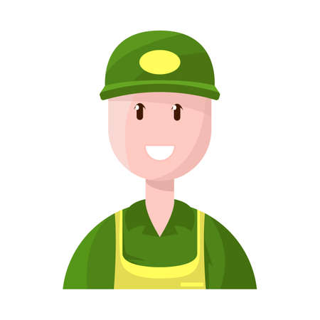 Isolated object of man and wash symbol. Collection of man and car stock symbol for web.のイラスト素材