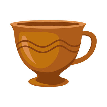 Vector illustration of mug and cup sign. Graphic of mug and ceramic stock vector illustration.のイラスト素材