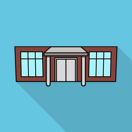 Vector design of store and shopping icon. Collection of store and center stock vector illustration.のイラスト素材