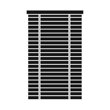 Vector design of jalousie and roll icon. Graphic of jalousie and bamboo stock symbol for web.のイラスト素材