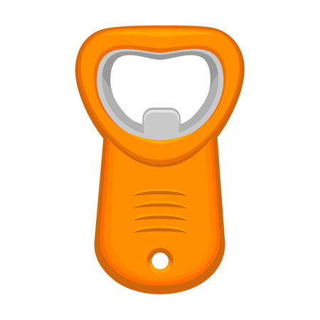 Bottle opener vector cartoon icon. Vector illustration corkscrew on white background. Isolated cartoon illustration icon of bottle opener .のイラスト素材