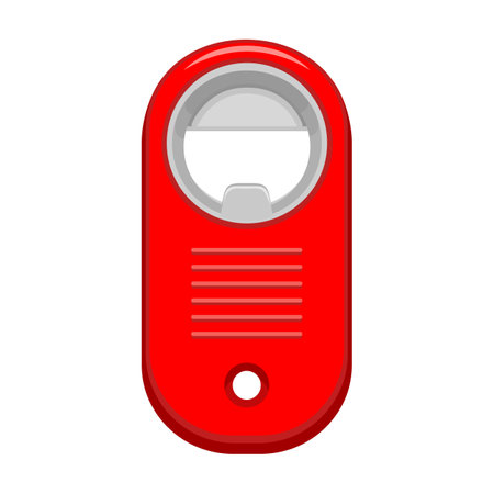 Bottle opener vector cartoon icon. Vector illustration corkscrew on white background. Isolated cartoon illustration icon of bottle opener .のイラスト素材