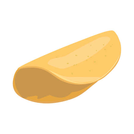 Vector design of flapjack and dessert sign. Web element of flapjack and delicious vector icon for stock.のイラスト素材