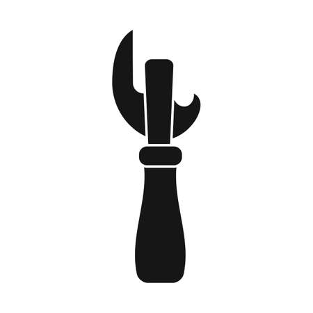 Vector design of opener and wine icon. Graphic of opener and bottle vector icon for stock.のイラスト素材