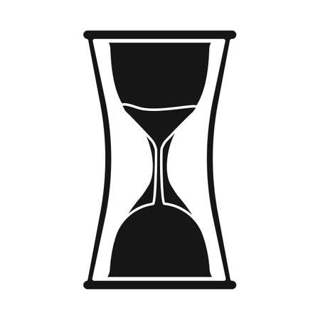 Vector design of sandglass and timer icon. Web element of sandglass and transparent vector icon for stock.のイラスト素材