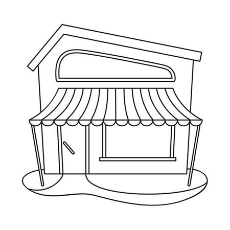 Vector design of bookstore and shop sign. Collection of bookstore and mini vector icon for stock.のイラスト素材