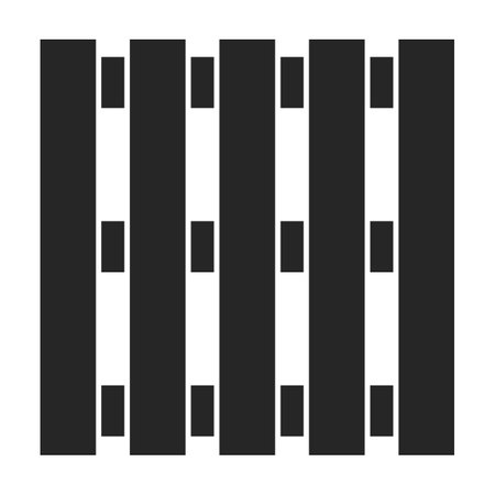 Wood pallet vector icon.Black vector icon isolated on white background wood pallet.のイラスト素材