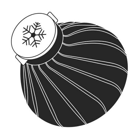 Bag ice vector black icon. Vector illustration cold pouch on white background. Isolated black illustration icon of bag ice .のイラスト素材