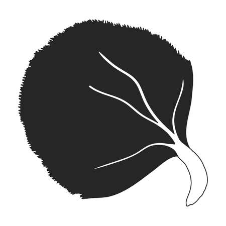 Coral vector black icon. Vector illustration reef of sea on white background. Isolated black illustration icon of coral reef .のイラスト素材