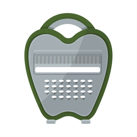 Vector design of grater and instrument symbol. Web element of grater and crockery vector icon for stock.のイラスト素材