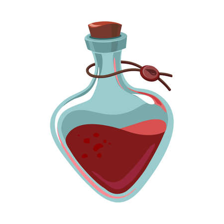 Vector illustration of potion and elixir icon. Graphic of potion and bottle vector icon for stock.のイラスト素材