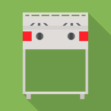 Vector design of stove and oven icon. Graphic of stove and kitchenware vector icon for stock.のイラスト素材