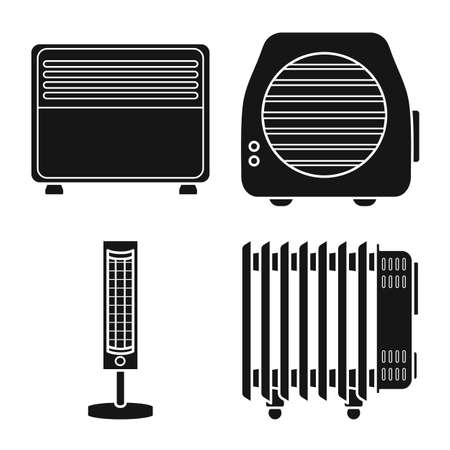 Vector illustration of appliance and technology sign. appliance and electric stock symbol for web.のイラスト素材