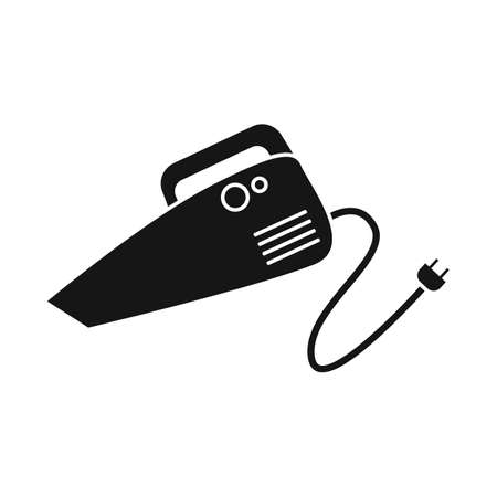 Vector design of cleaner and vacuum sign. Collection of cleaner and machine vector icon for stock.のイラスト素材