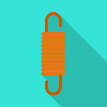 Vector illustration of coil and spiral logo. Graphic of coil and absorbed stock vector illustration.のイラスト素材